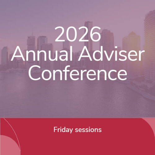 Annual Adviser Conference - Friday 27 March 2026
